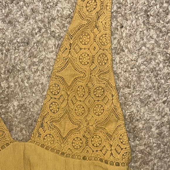 Free People Freya Mini Dress in Hay There Yellow - Picture 7 of 10